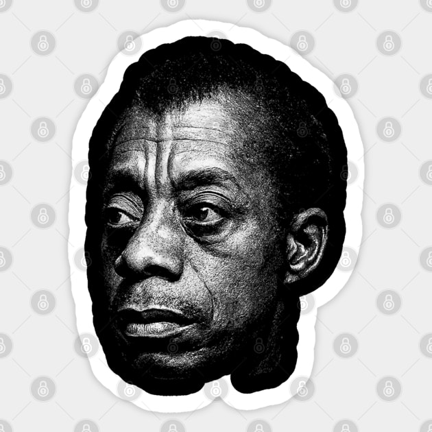 James Baldwin Sticker by UrbanLifeApparel